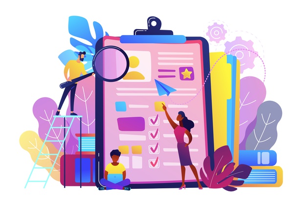 responsables-ressources-humaines-regardant-illustration-du-curriculum-vitae_335657-288